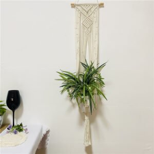 stylish double layer woven hanging rack c0713 (复制)