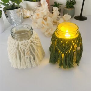 boho macrame hat hanger wall mounted macrame baseball cap hanger hat stand 223001 (复制)