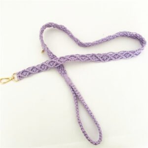 simple design woven knot running leash for dogs c233008l (复制)