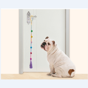adjustable length for door knobs clear sound to signal potty needs macrame dog bell for door potty training c223049