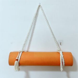 yoga mat sling bag macrame