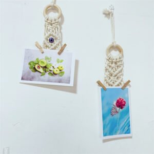 macrame guitar hanging on wall for home storage c248003 (复制)